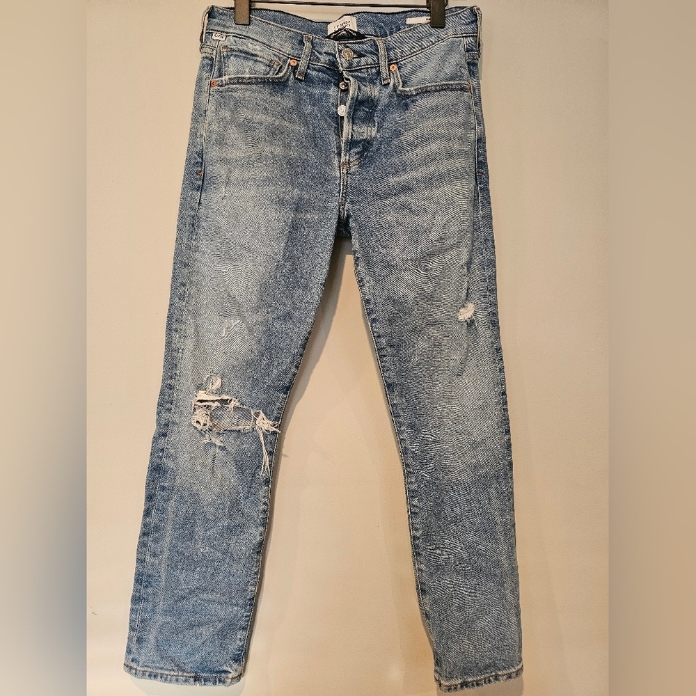 Citizens of Humanity Size 26 Premium Vintage Jeans Emerson Slim Distressed